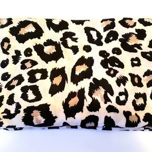 LULLA BY BINDYA CHEETAH PRINT SILK SCARF